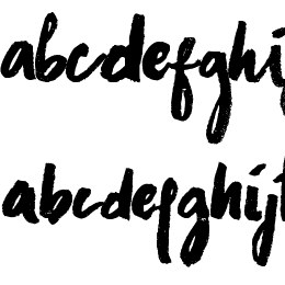 Asphalts Brush Font File