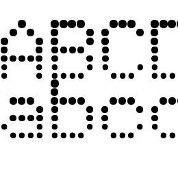 Atomic Clock Radio Font File