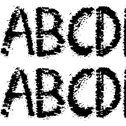 Atomic Number Font File