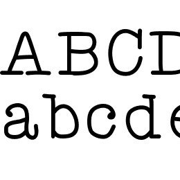 ATypewriterForMe Font File