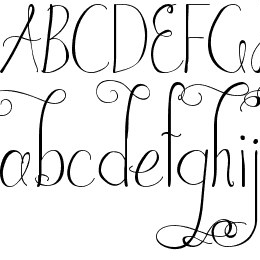 Austie Bost in Wonderland Font File