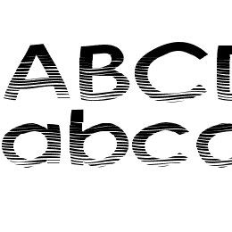 Australian Sunset Font File