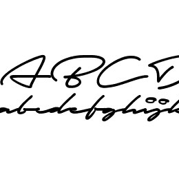 Autograf Font File