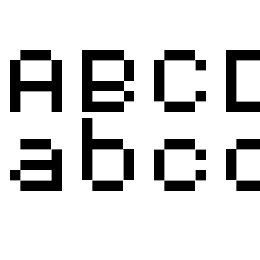 AuX DotBitC Xtra Font File