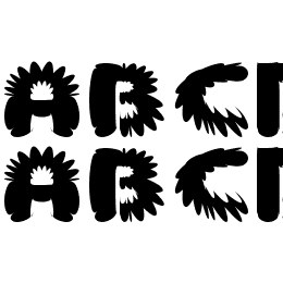 aztec bouffon Font File