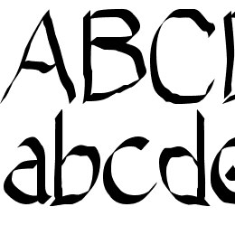 Bad Calligraphic 2 Font File