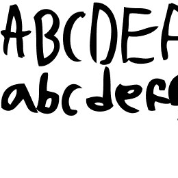 Bad Handwriting 7.2 Font File