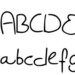 Badhandwriting Font File