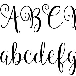 Ballerina Script Font File