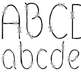 Barbed Font File