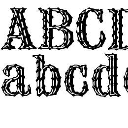 BARNACLE Font File