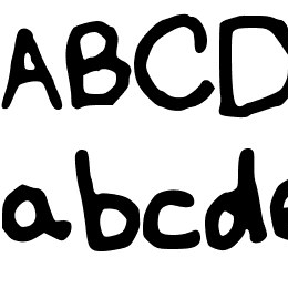 BasicHandwritingDefault Font File