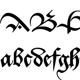 Bastarda-K Font File