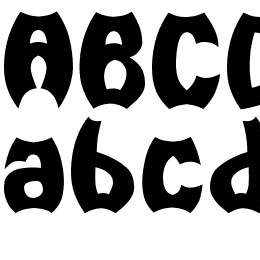 BAT MEN__G Font File