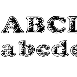 Battered Cooper Font File