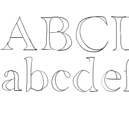 BDGrenoble Font File