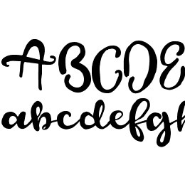 Beautify Script Font File