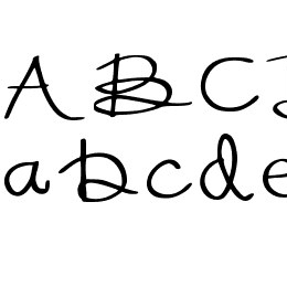 Bec's Hand Medium Font File