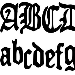 Benighted Font File