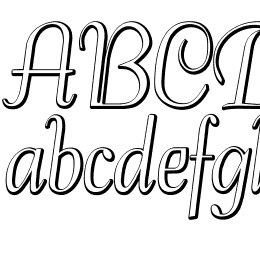 Bernardo Beveled Font File