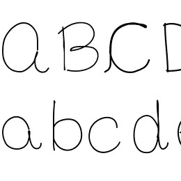 BibsFirstHandwrite Font File