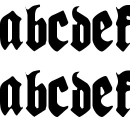 Biergarten Font File