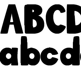 Big_Bottom_Typeface_Normal Font File