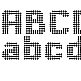 BigSquareDots Font File