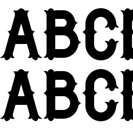 Biker from Hell Font File