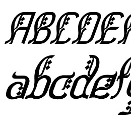 Bitling sulochi calligra Italic Font File