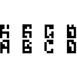 Bitwise Alpha Font File