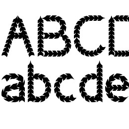 BLACK ARROW Font File