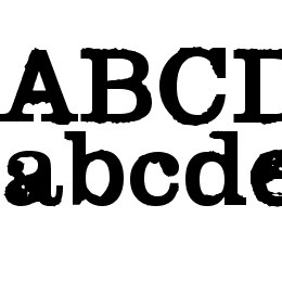 Black Widow Font File