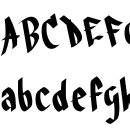 Blackbook 3rd Font File