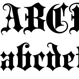 Blackletter ExtraBold Font File