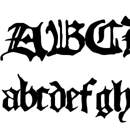 Blackletter HPLHS Font File