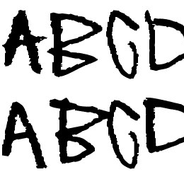 Blah blah bang Font File