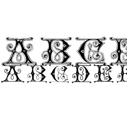 Blavicke Capitals Semi-expanded Font File