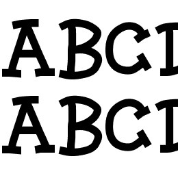 BLOCK CARTOON Font File