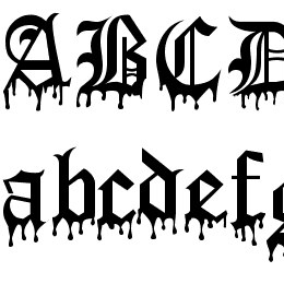 Blood Of Dracula Font File