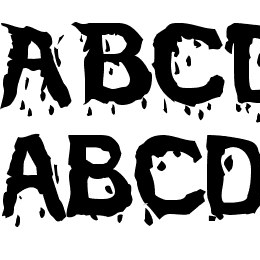 BloodFeast Font File