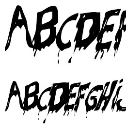 Bloodsuckers Font File