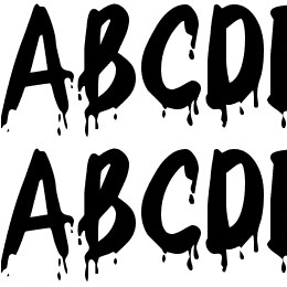 Bloody Font File