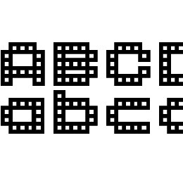 BM block A15 Font File