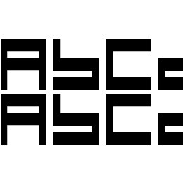 BM maze A9 Font File