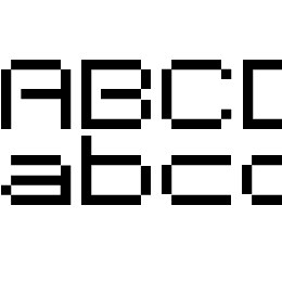 BM space A9 Font File