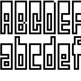 BM utopia A23 Font File