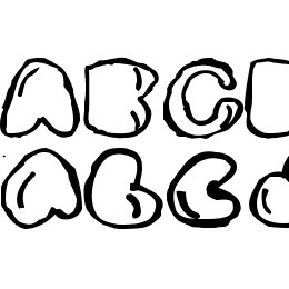 Boldded Nick Font File