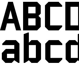 Bombardier Font File