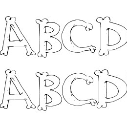 BoneYard Font File